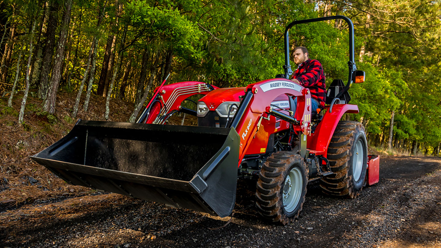 Massey-Ferguson Tractor in Action