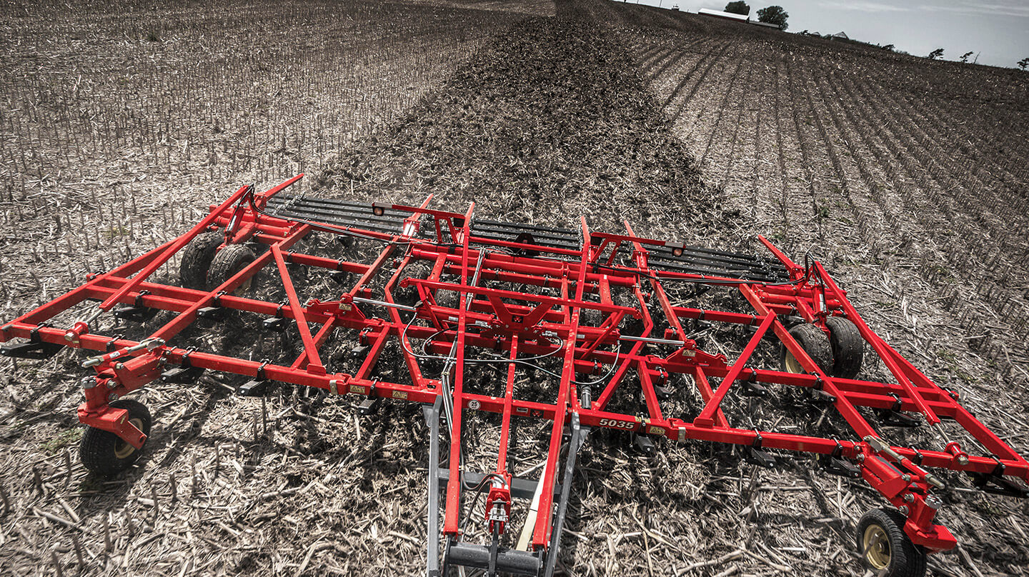 Sunflower tillage tool in the field