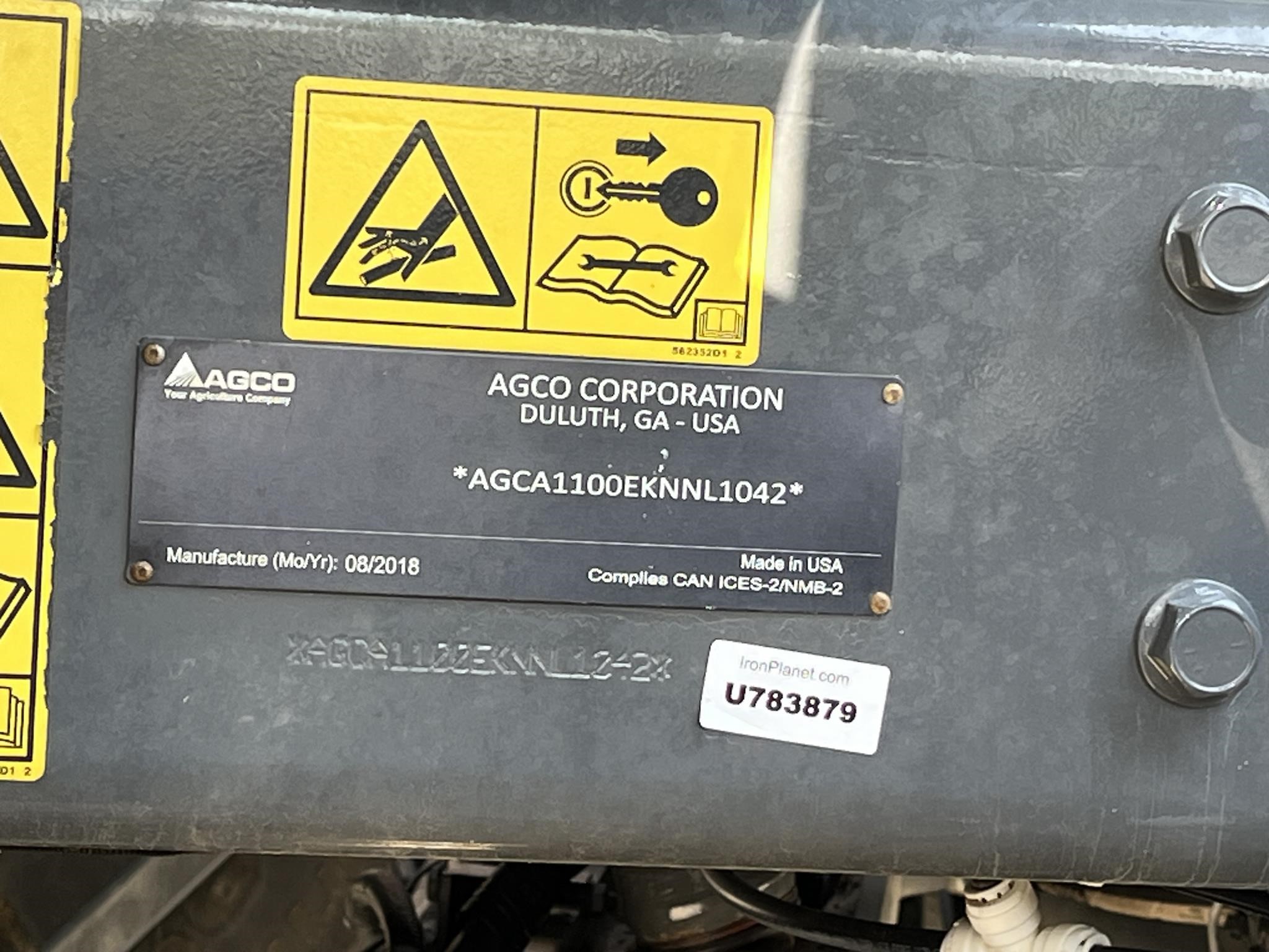 2019 Rogator RG1100C