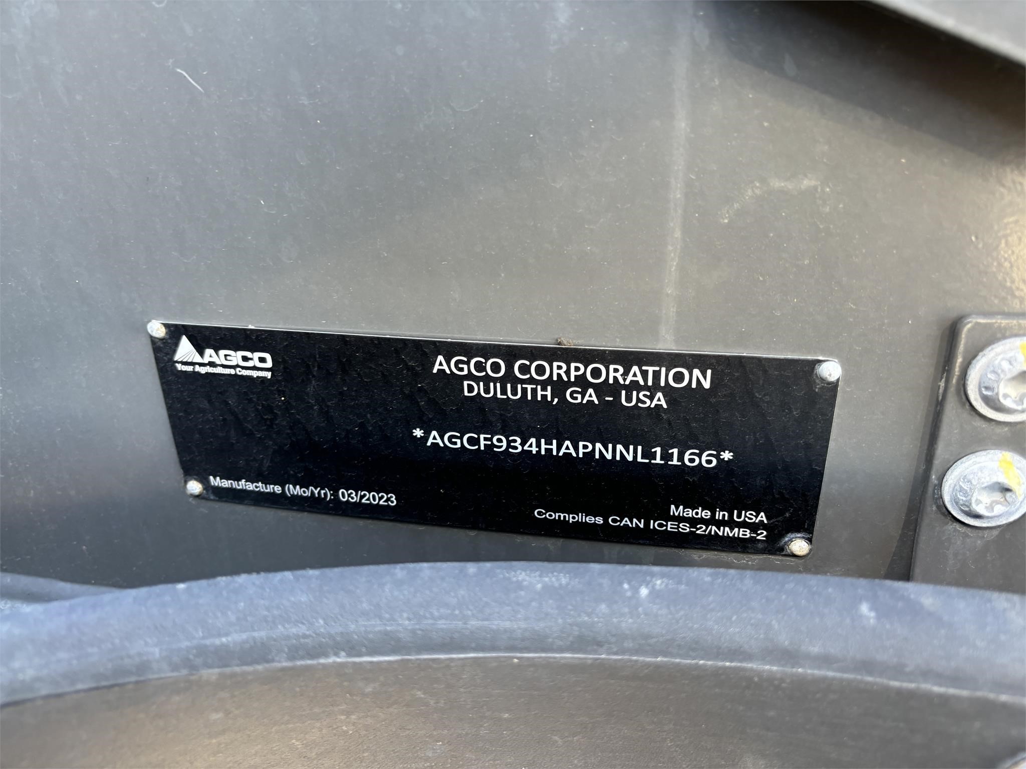 2023 Fendt RG934H