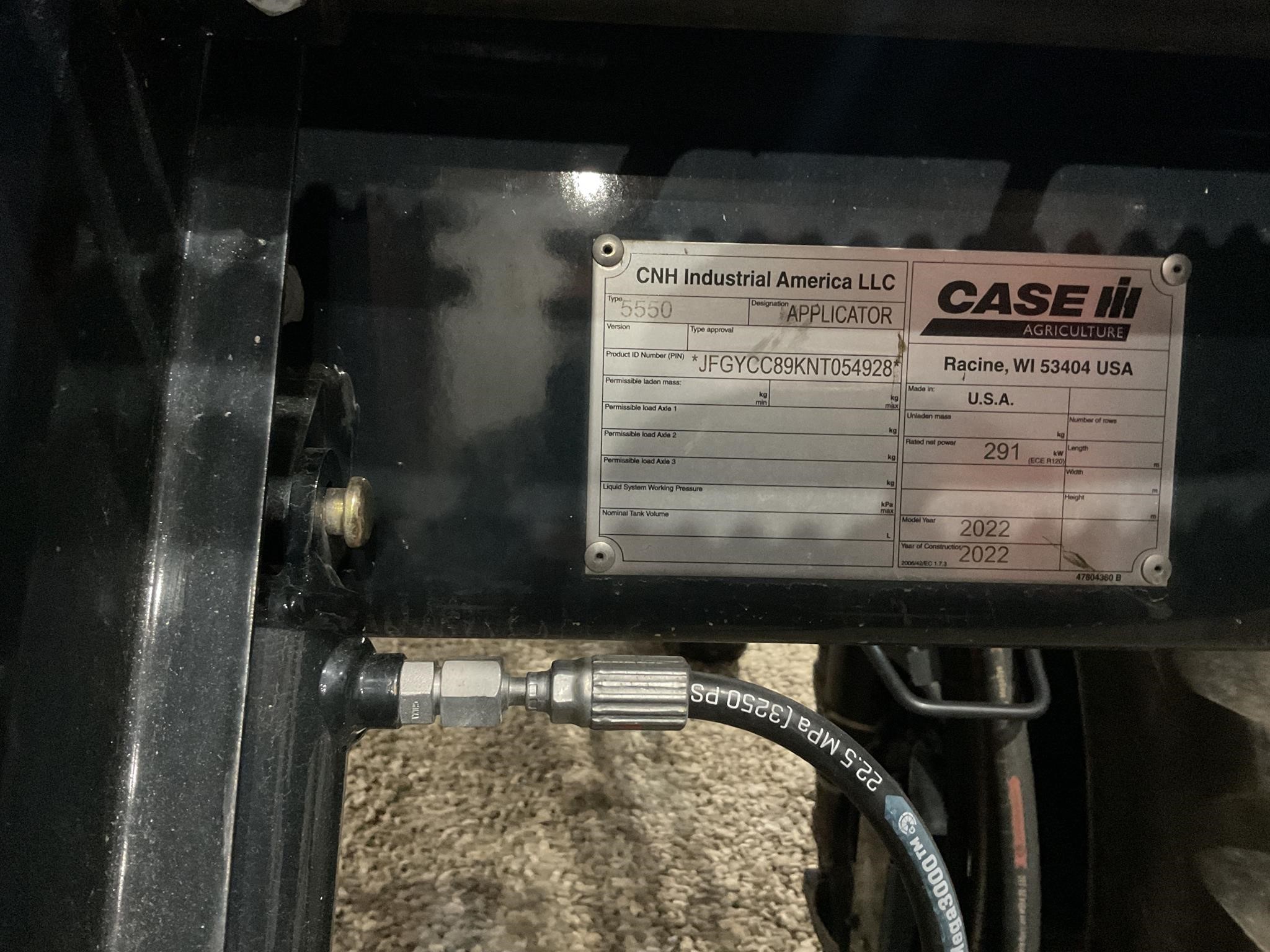 2022 Case Ih TRIDENT 5550