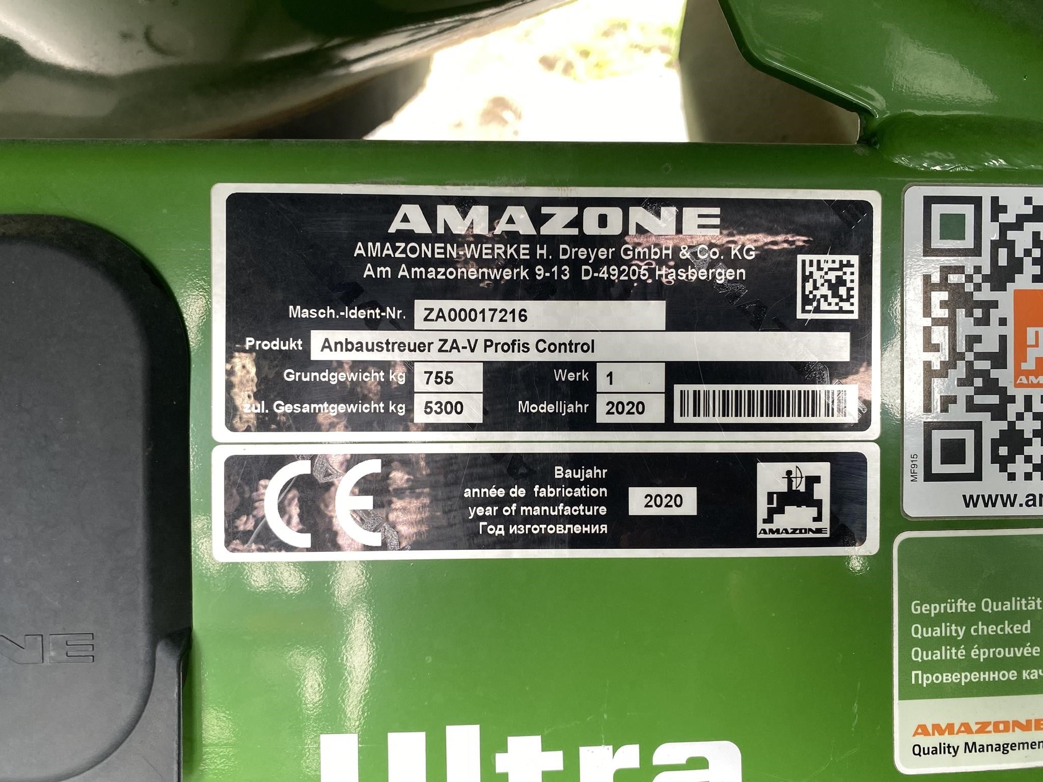2020 Amazone ZA-V 4200