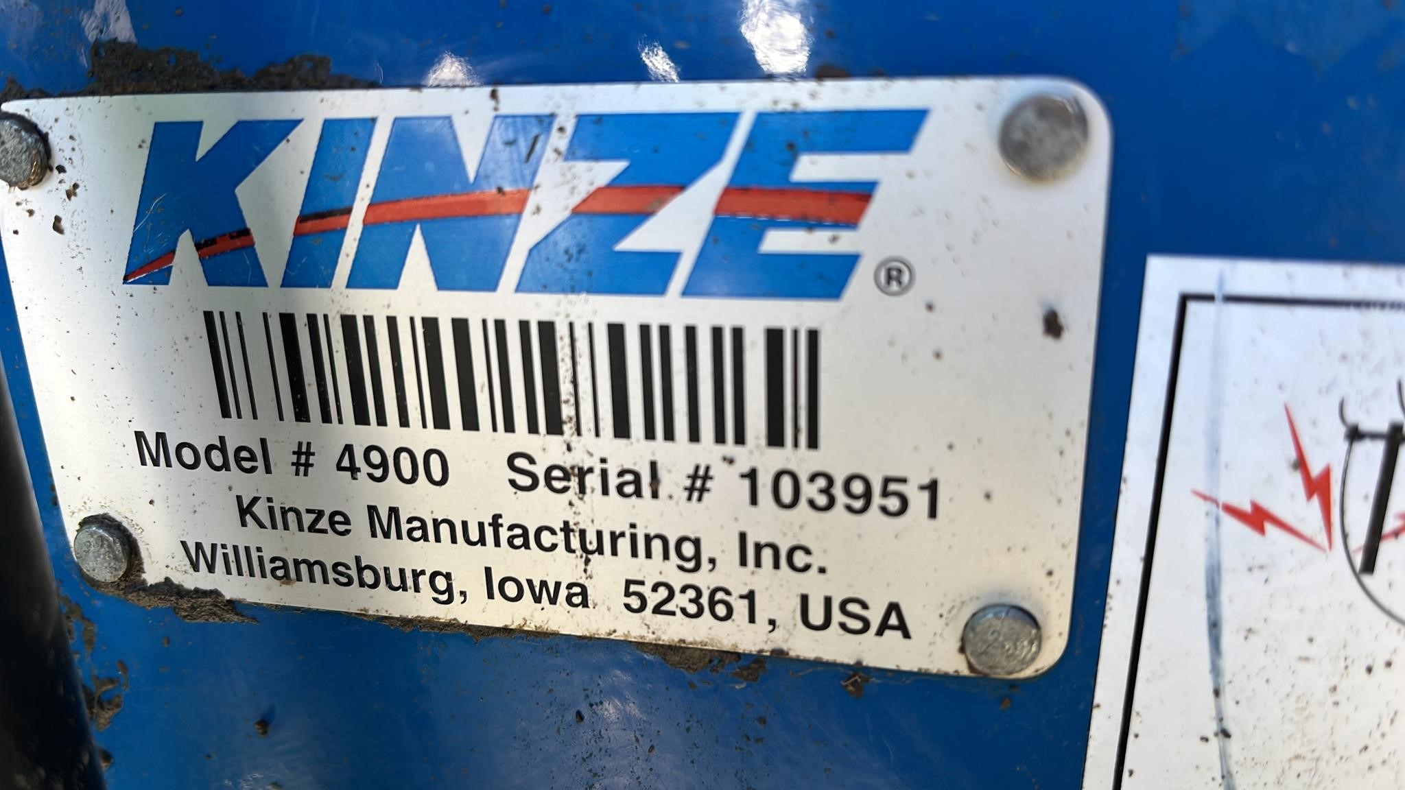2014 Kinze 4900
