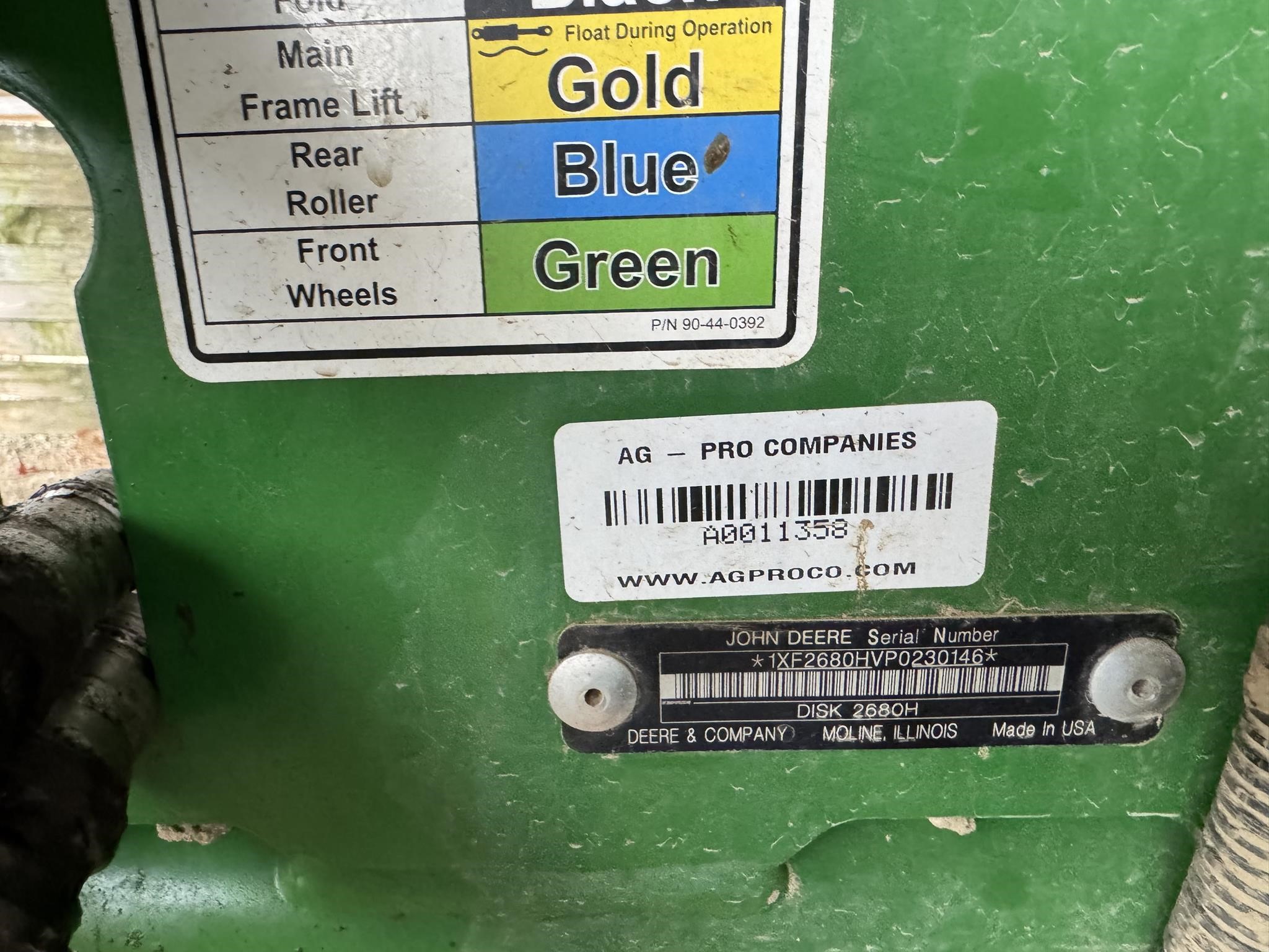 2023 John Deere 2680H