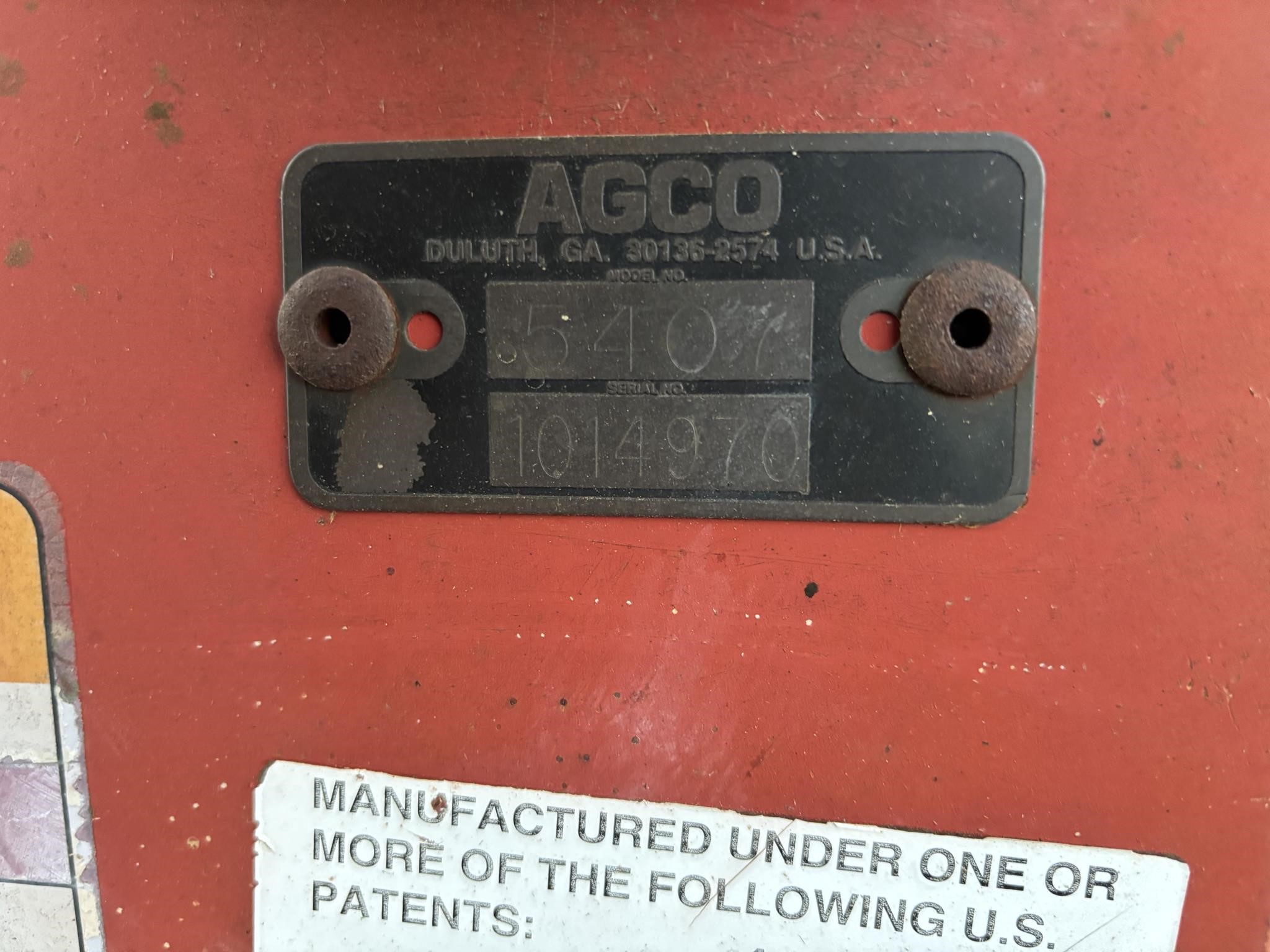 2005 Agco 5407