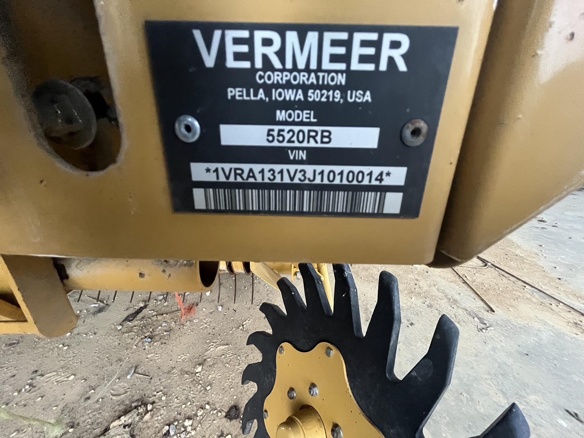 2018 Vermeer 5520 REBEL
