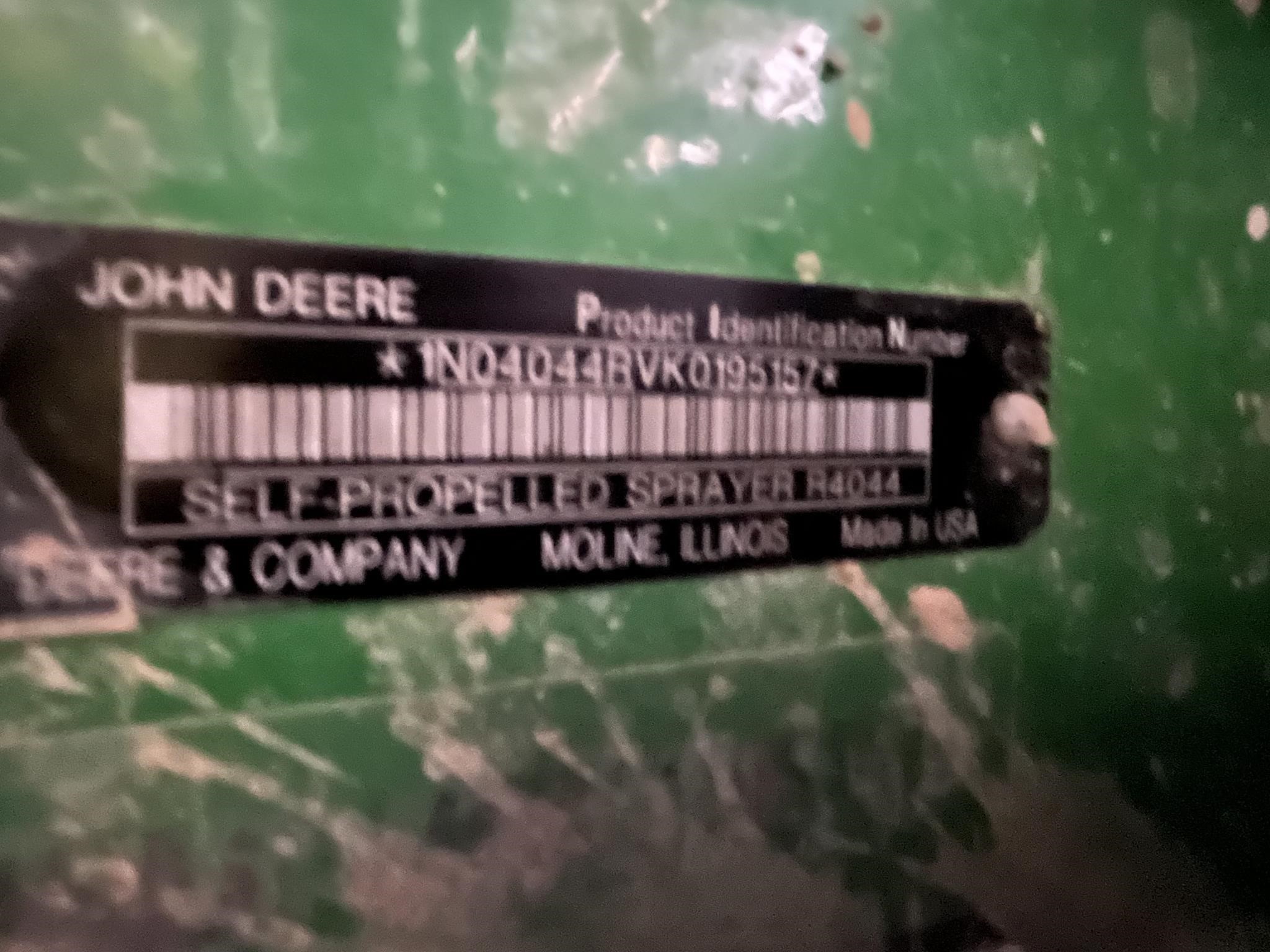 2019 John Deere R4044