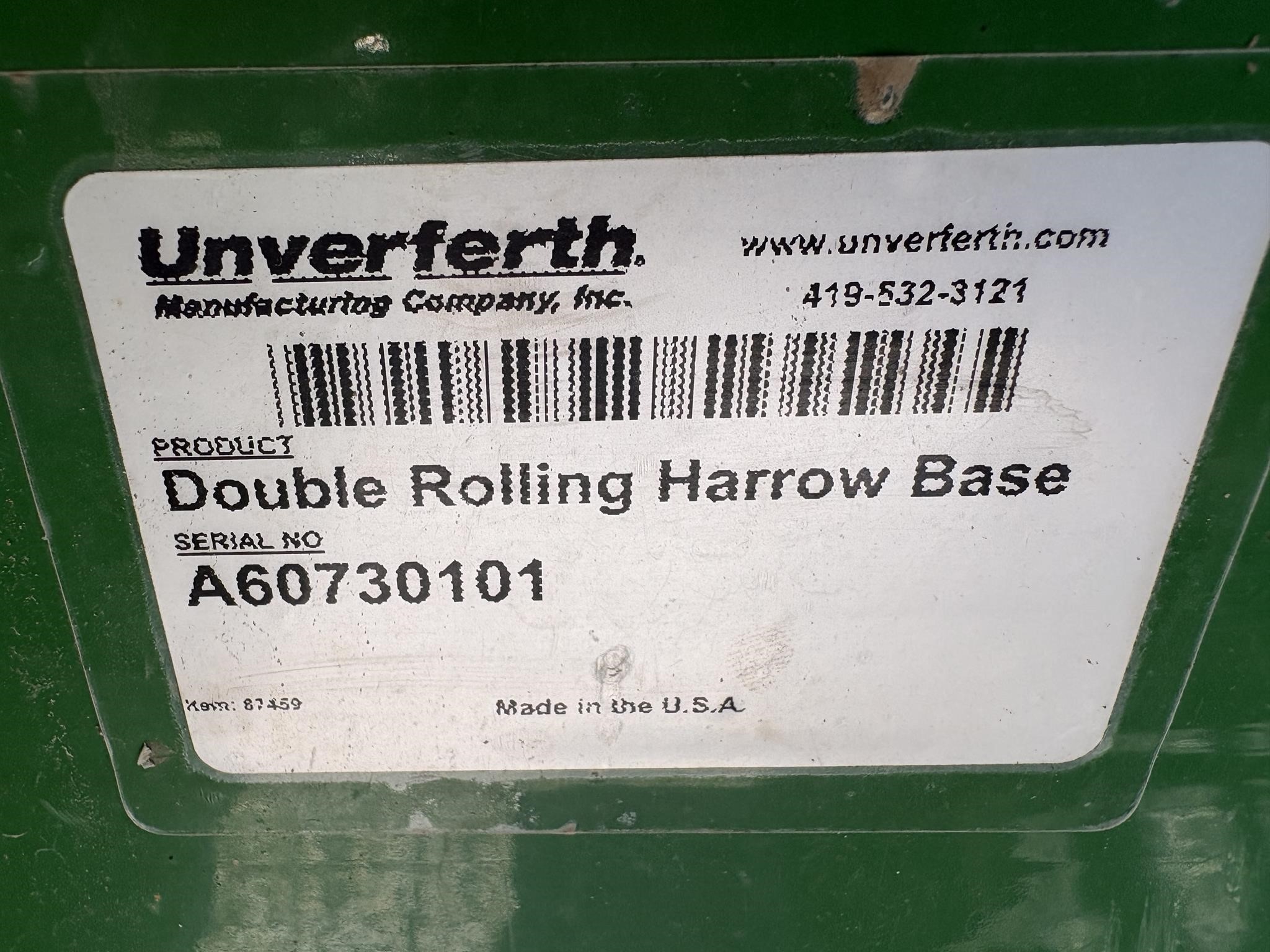 2007 Unverferth ROLLING HARROW 1225