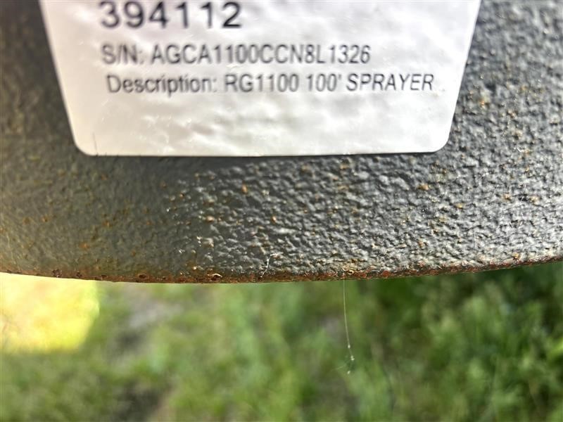 2012 Rogator RG1100