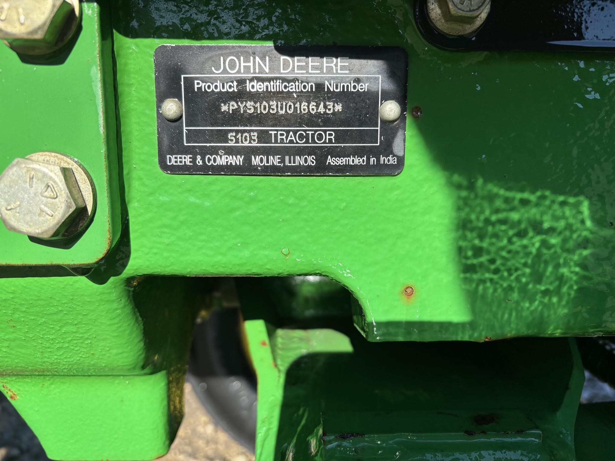 2008 John Deere 5103